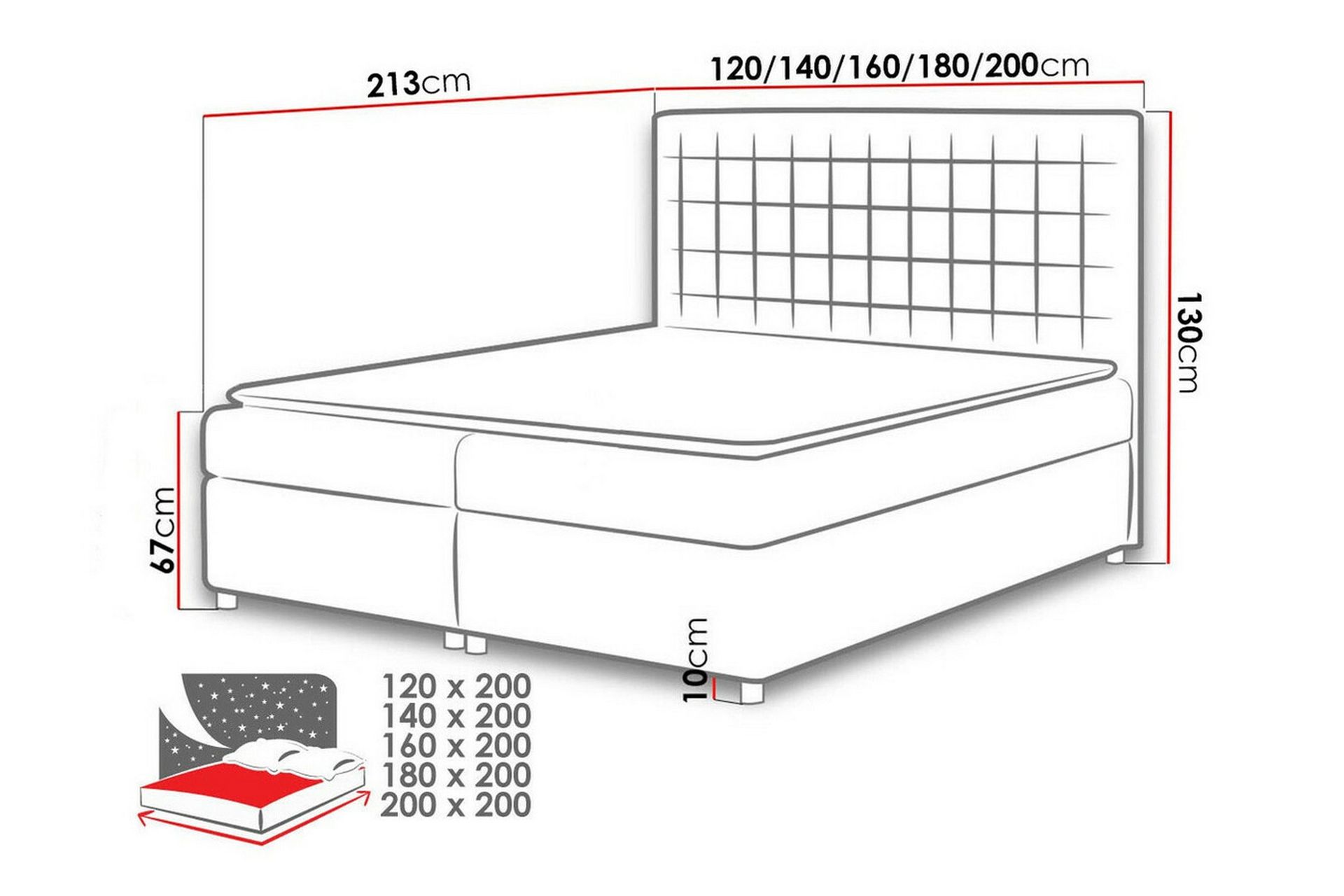 Boisdale Sengeramme 160x200 cm - Lyserosa - Møbler - Senger - Sengeramme & sengestamme