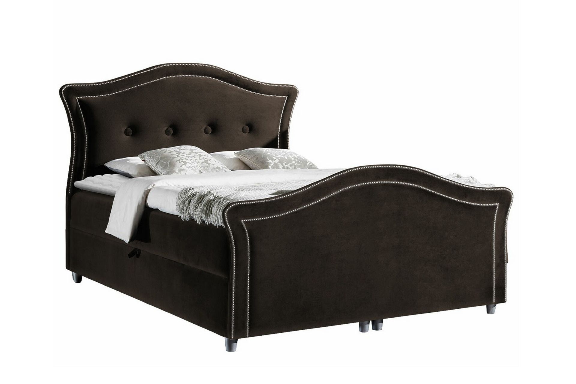 Boisdale Sengeramme 160x200 cm - Mørkebrun - Møbler - Senger - Sengeramme & sengestamme
