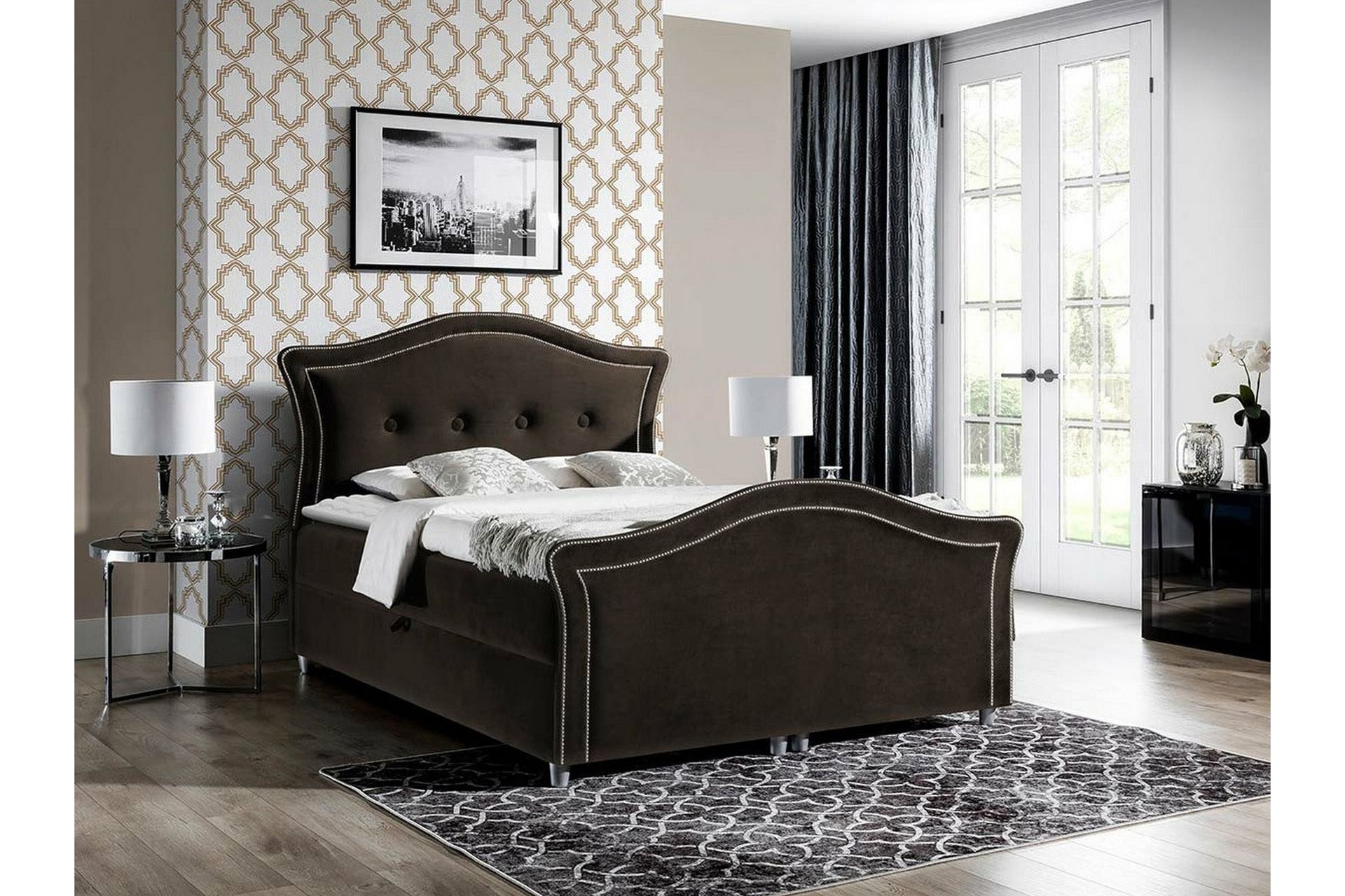 Boisdale Sengeramme 160x200 cm - Mørkebrun - Møbler - Senger - Sengeramme & sengestamme