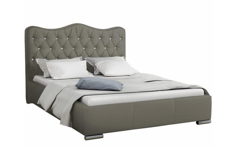 Boisdale Sengeramme 160x200 cm - Mørkegrå - Møbler - Senger - Sengeramme & sengestamme