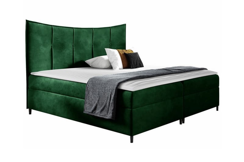Boisdale Sengeramme 160x200 cm - Mørkegrønn - Møbler - Senger - Sengeramme & sengestamme