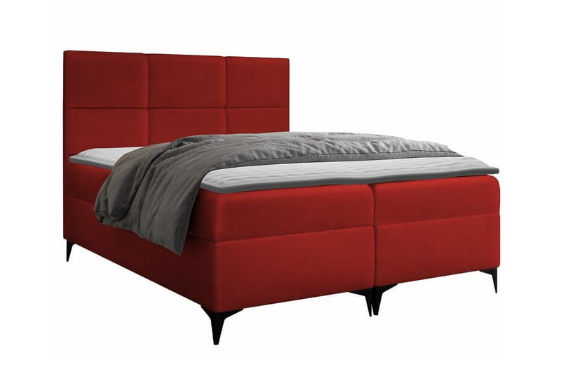 Boisdale Sengeramme 160x200 cm - Mørkerød - Møbler - Senger - Sengeramme & sengestamme