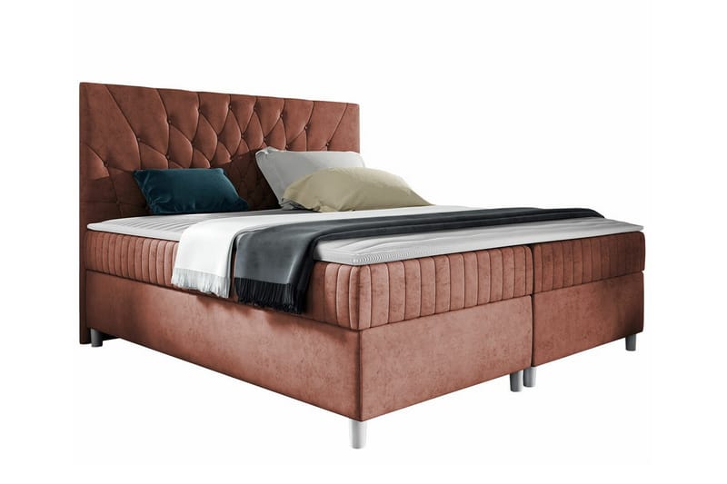 Boisdale Sengeramme 160x200 cm - Oransje - Møbler - Senger - Sengeramme & sengestamme