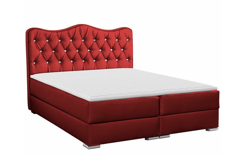 Boisdale Sengeramme 160x200 cm - Rød - Møbler - Senger - Sengeramme & sengestamme