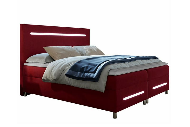 Boisdale Sengeramme 160x200 cm - Rød - Møbler - Senger - Sengeramme & sengestamme