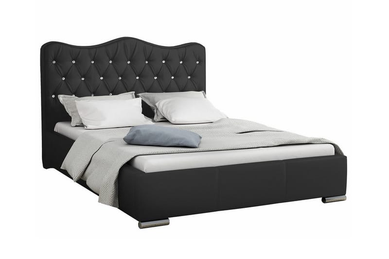 Boisdale Sengeramme 160x200 cm - Svart - Sengeramme & sengestamme