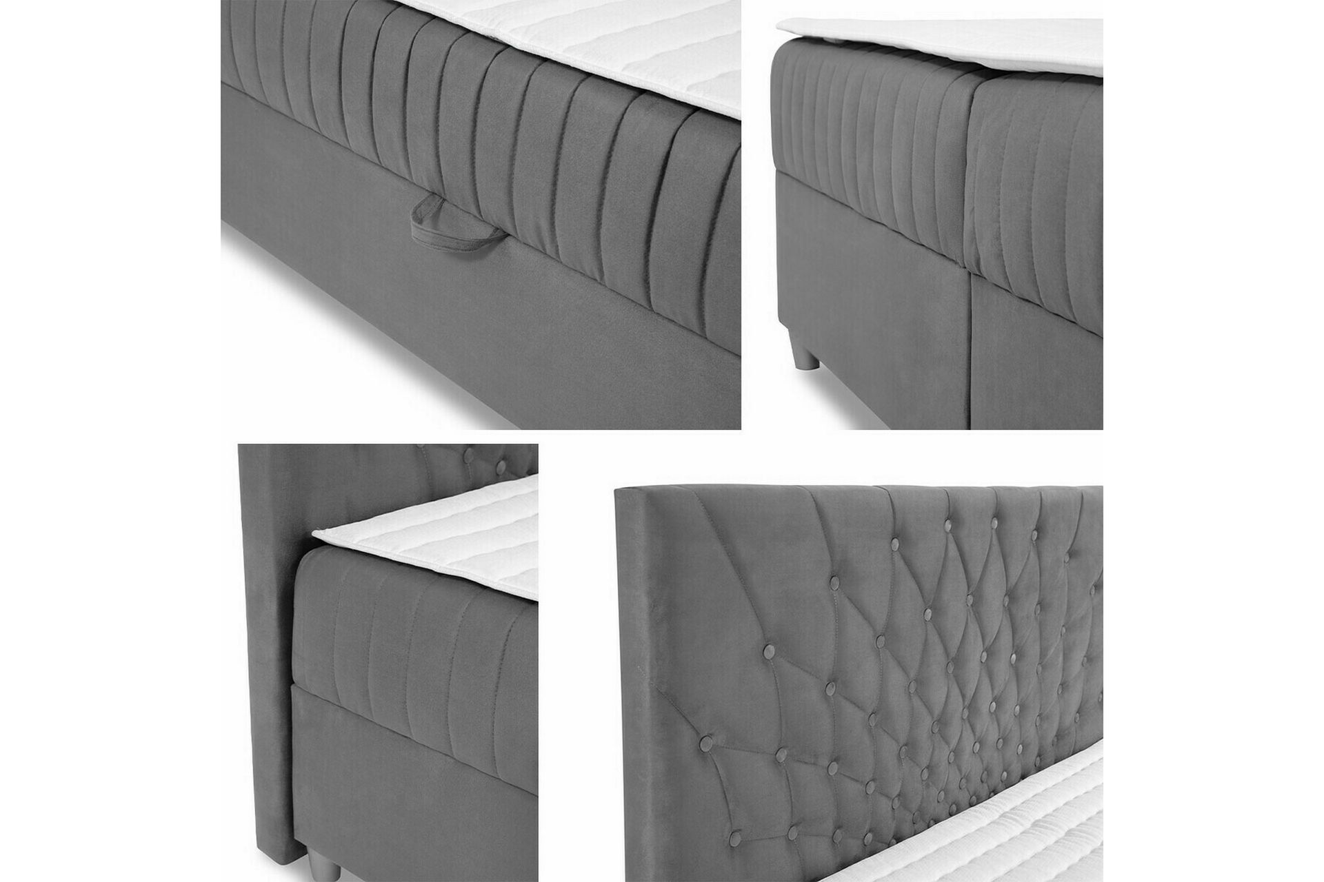 Boisdale Sengeramme 160x200 cm - Svart - Møbler - Senger - Sengeramme & sengestamme