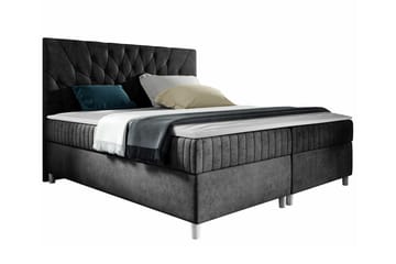 Boisdale Sengeramme 160x200 cm - Svart - Møbler - Senger - Sengeramme & sengestamme