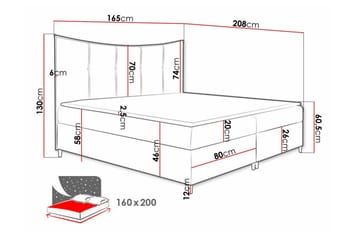 Boisdale Sengeramme 160x200 cm - Møbler - Senger - Sengeramme & sengestamme