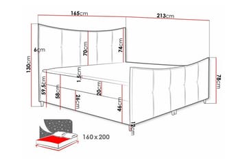 Boisdale Sengeramme 160x200 cm - Møbler - Senger - Sengeramme & sengestamme