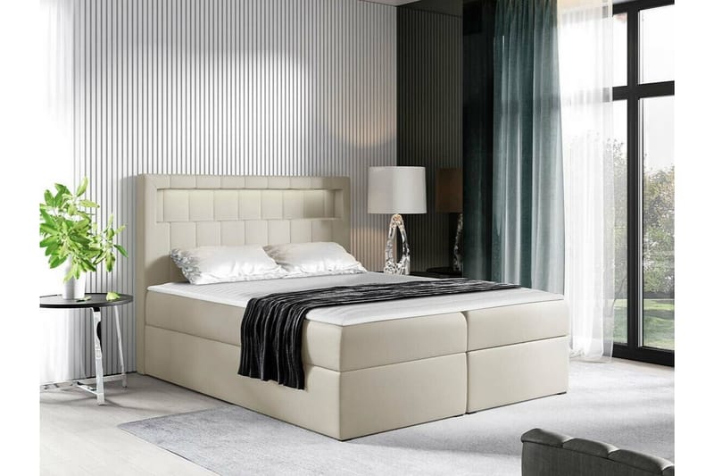 Boisdale Sengeramme 180x200 cm - Beige - Sengeramme & sengestamme