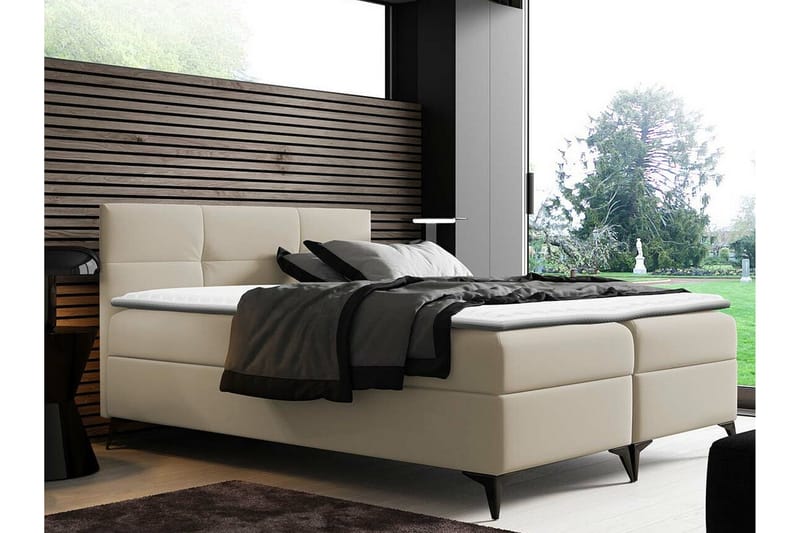 Boisdale Sengeramme 180x200 cm - Beige - Møbler - Senger - Sengeramme & sengestamme