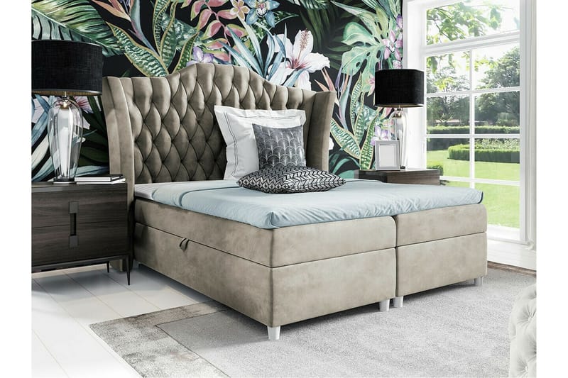 Boisdale Sengeramme 180x200 cm - Beige - Møbler - Senger - Sengeramme & sengestamme