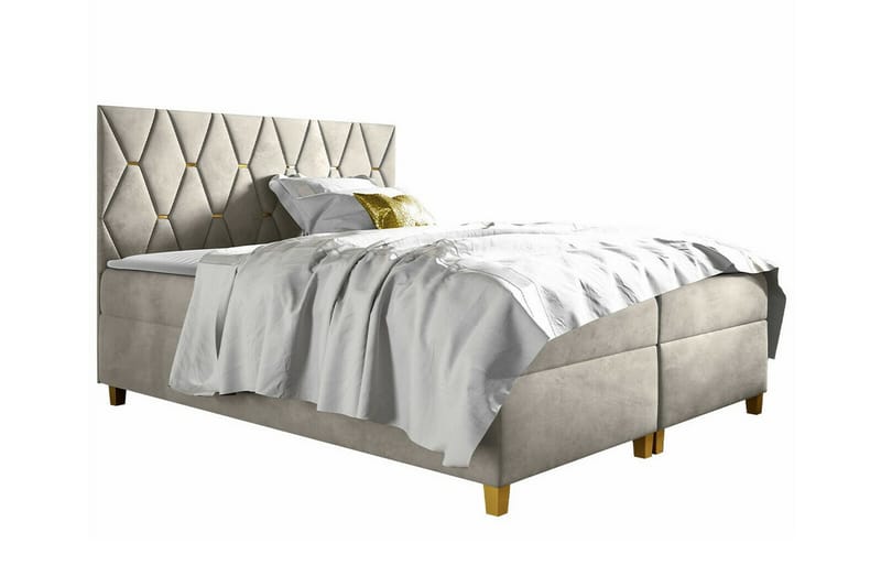 Boisdale Sengeramme 180x200 cm - Beige - Møbler - Senger - Sengeramme & sengestamme
