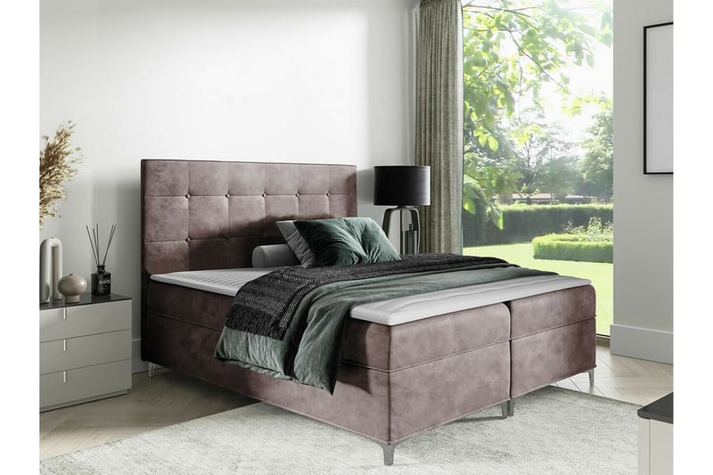 Boisdale Sengeramme 180x200 cm - Beige - Møbler - Senger - Sengeramme & sengestamme