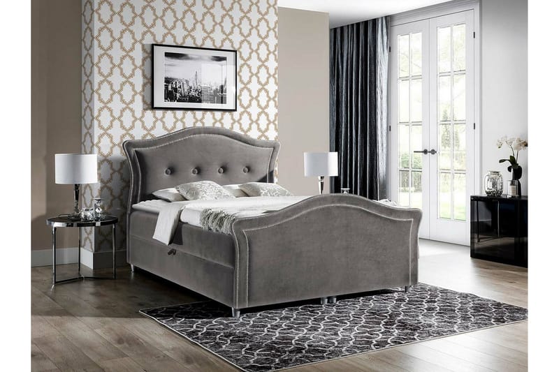 Boisdale Sengeramme 180x200 cm - Grå - Møbler - Senger - Sengeramme & sengestamme