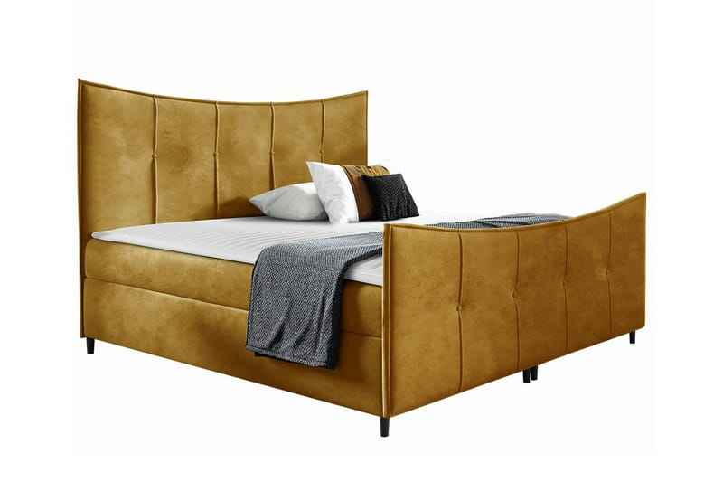 Boisdale Sengeramme 180x200 cm - Gul - Møbler - Senger - Sengeramme & sengestamme