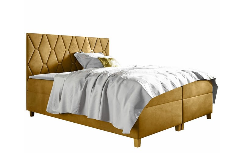 Boisdale Sengeramme 180x200 cm - Gul - Møbler - Senger - Sengeramme & sengestamme
