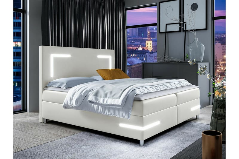 Boisdale Sengeramme 180x200 cm - Hvit - Møbler - Senger - Sengeramme & sengestamme