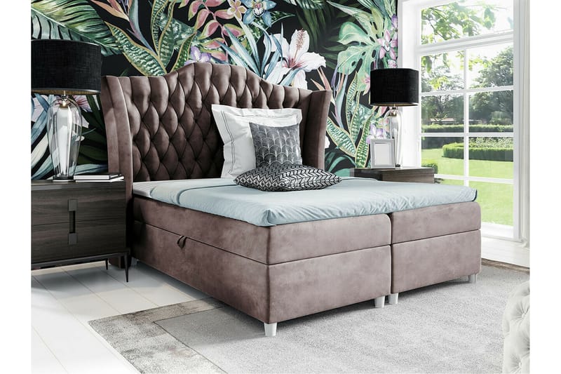 Boisdale Sengeramme 180x200 cm - Lyse brun - Møbler - Senger - Sengeramme & sengestamme
