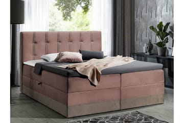 Boisdale Sengeramme 180x200 cm - Lysebrun/Svart - Møbler - Senger - Sengeramme & sengestamme