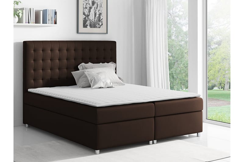 Boisdale Sengeramme 180x200 cm - Mørkebrun - Møbler - Senger - Sengeramme & sengestamme