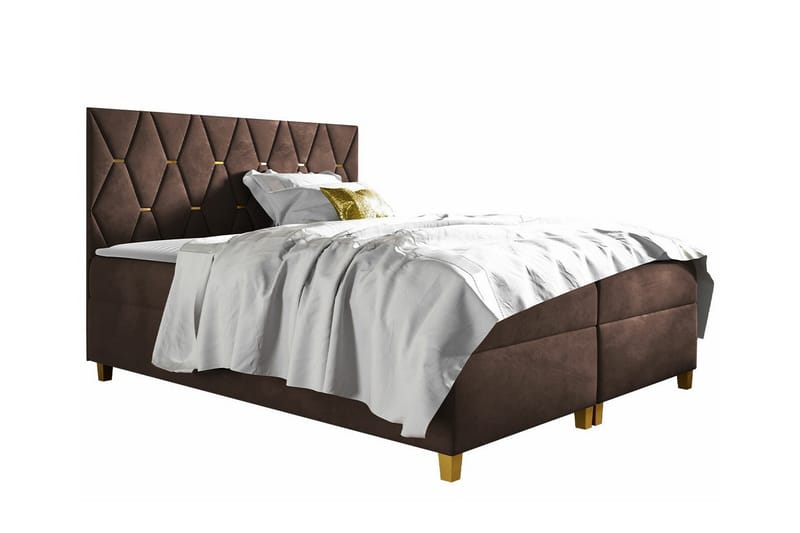 Boisdale Sengeramme 180x200 cm - Mørkebrun - Møbler - Senger - Sengeramme & sengestamme