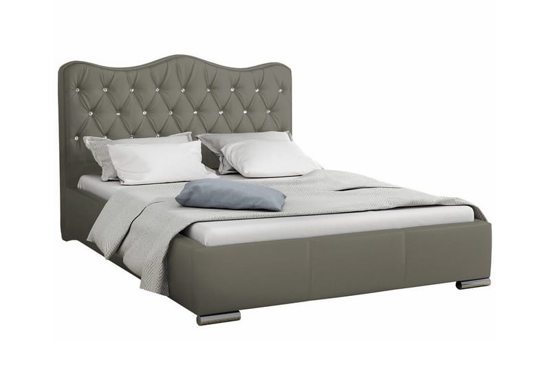 Boisdale Sengeramme 180x200 cm - Mørkegrå - Møbler - Senger - Sengeramme & sengestamme
