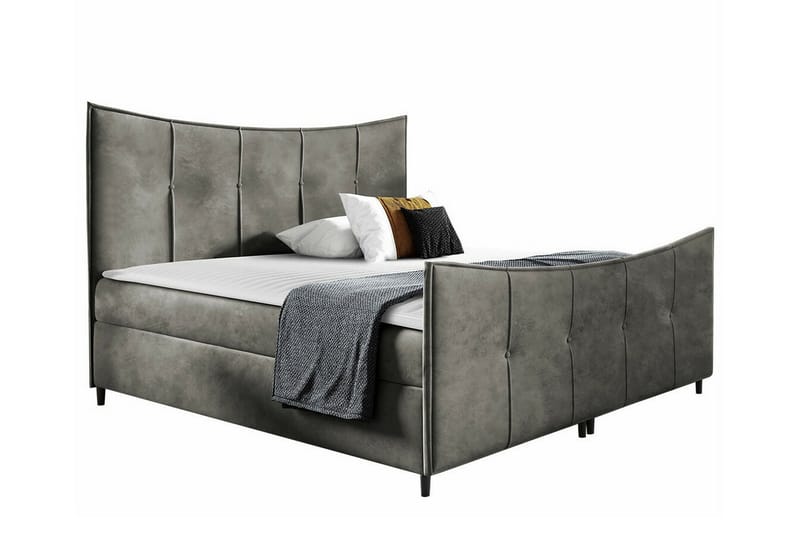 Boisdale Sengeramme 180x200 cm - Mørkegrå - Møbler - Senger - Sengeramme & sengestamme