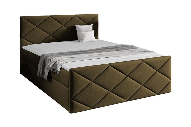 Boisdale Sengeramme 180x200 cm - Mørkegrønn - Møbler - Senger - Sengeramme & sengestamme