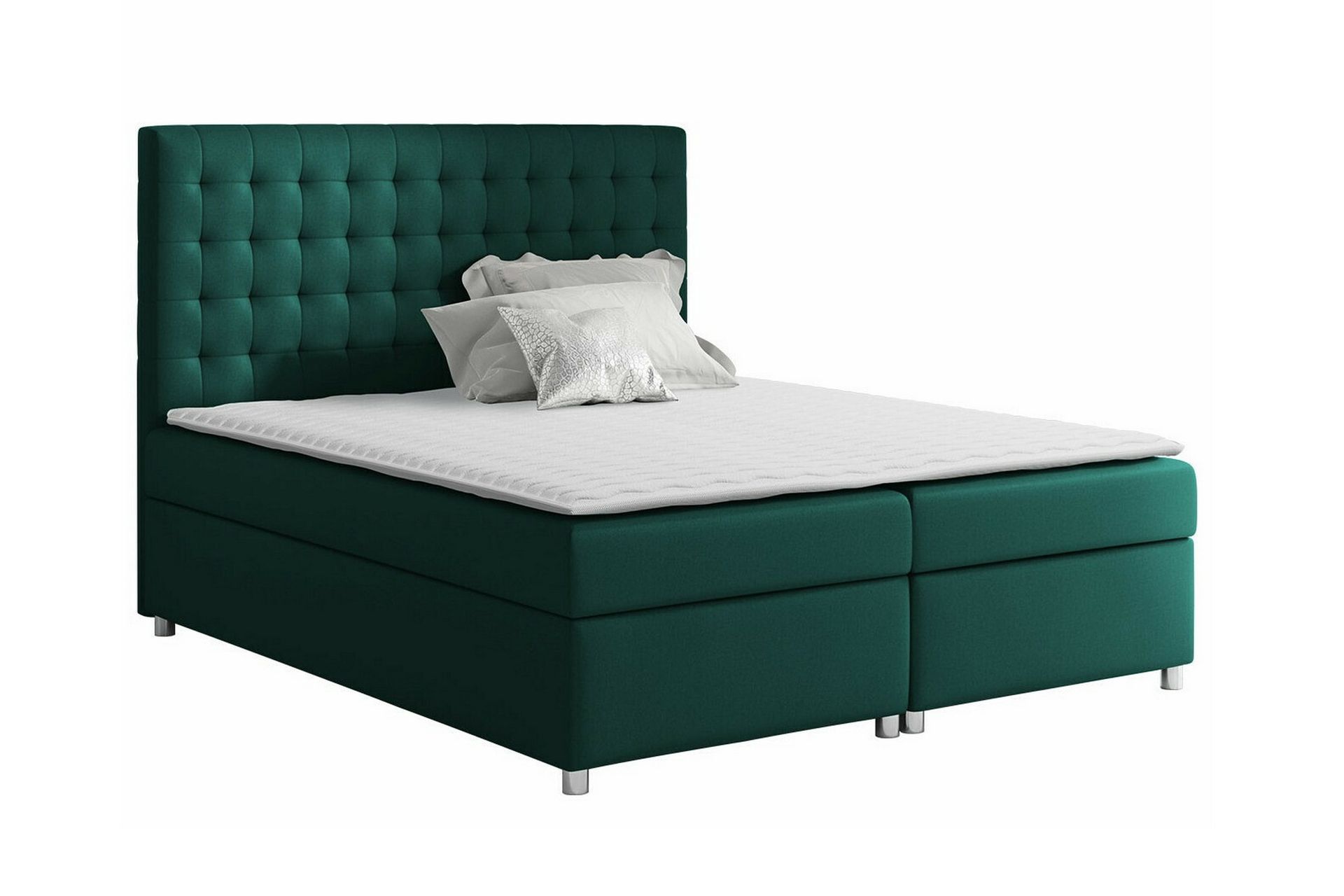 Boisdale Sengeramme 180x200 cm - Mørkegrønn - Møbler - Senger - Sengeramme & sengestamme