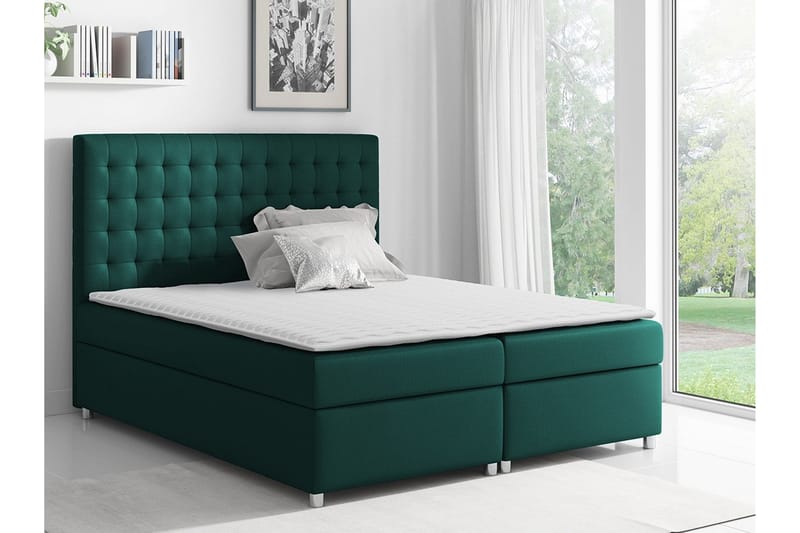Boisdale Sengeramme 180x200 cm - Mørkegrønn - Møbler - Senger - Sengeramme & sengestamme