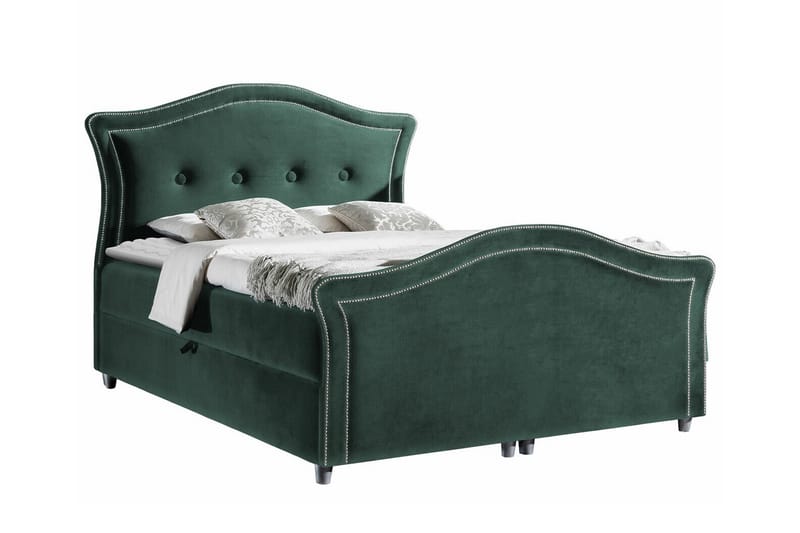 Boisdale Sengeramme 180x200 cm - Mørkegrønn - Møbler - Senger - Sengeramme & sengestamme