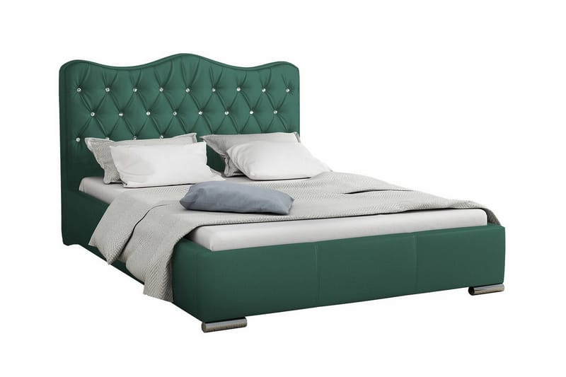 Boisdale Sengeramme 180x200 cm - Mørkegrønn - Møbler - Senger - Sengeramme & sengestamme