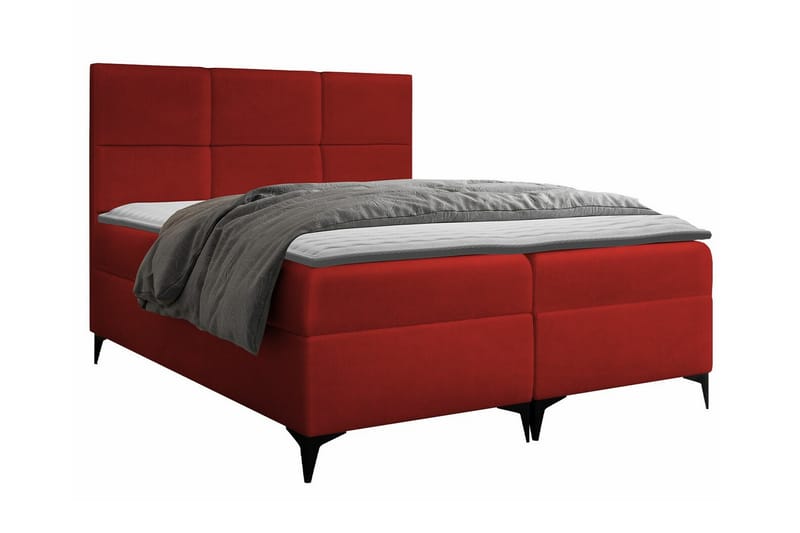 Boisdale Sengeramme 180x200 cm - Mørkerød - Møbler - Senger - Sengeramme & sengestamme