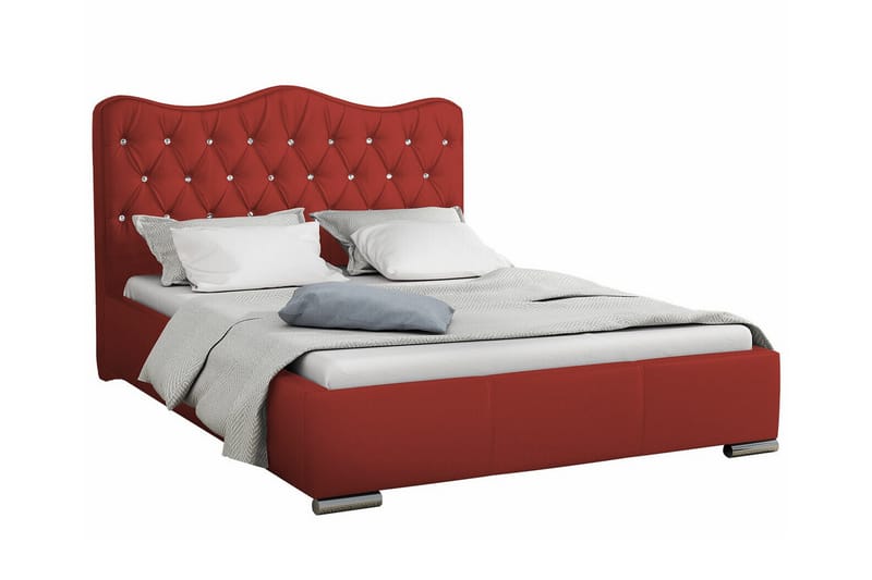 Boisdale Sengeramme 180x200 cm - Rød - Møbler - Senger - Sengeramme & sengestamme