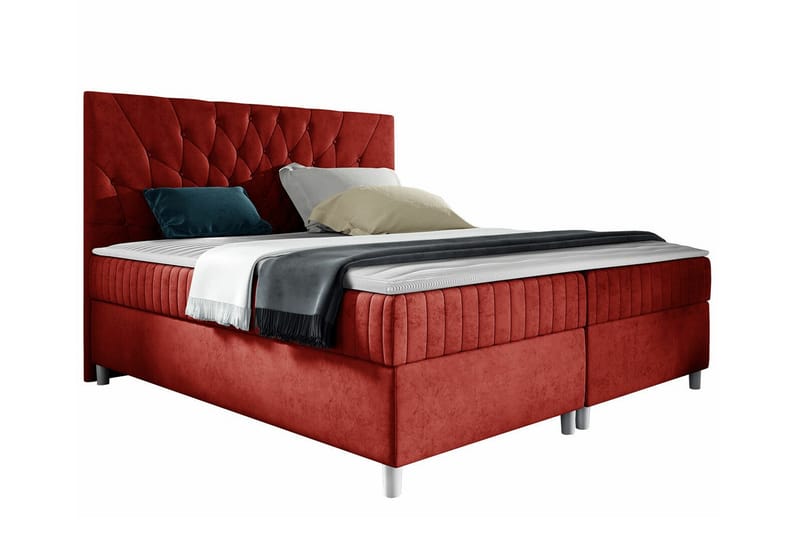 Boisdale Sengeramme 180x200 cm - Rød - Møbler - Senger - Sengeramme & sengestamme