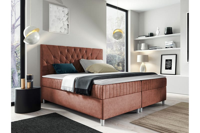 Boisdale Sengeramme 180x200 cm - Rosa - Møbler - Senger - Sengeramme & sengestamme