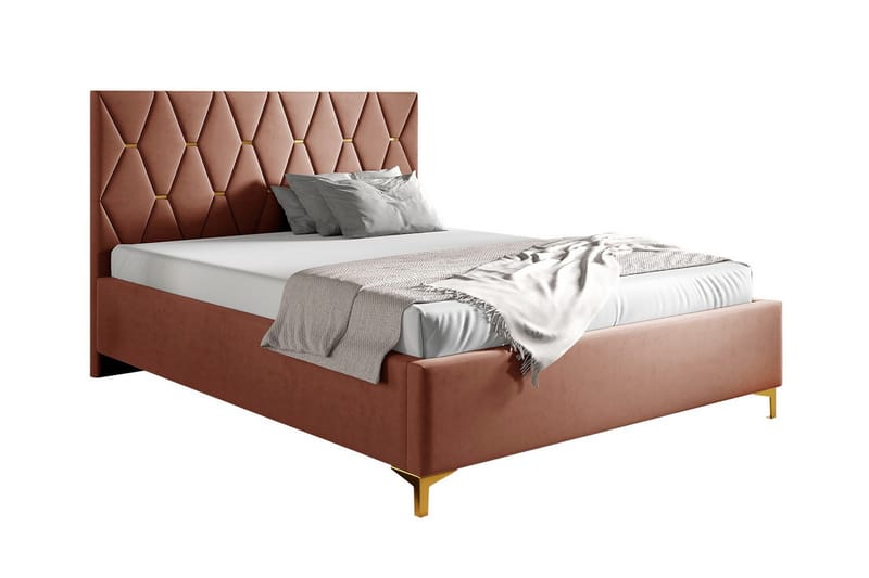 Boisdale Sengeramme 180x200 cm - Rosa - Møbler - Senger - Sengeramme & sengestamme