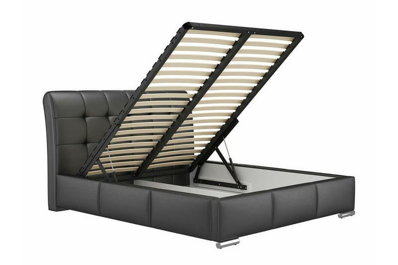 Boisdale Sengeramme 180x200 cm - Svart - Møbler - Senger - Sengeramme & sengestamme