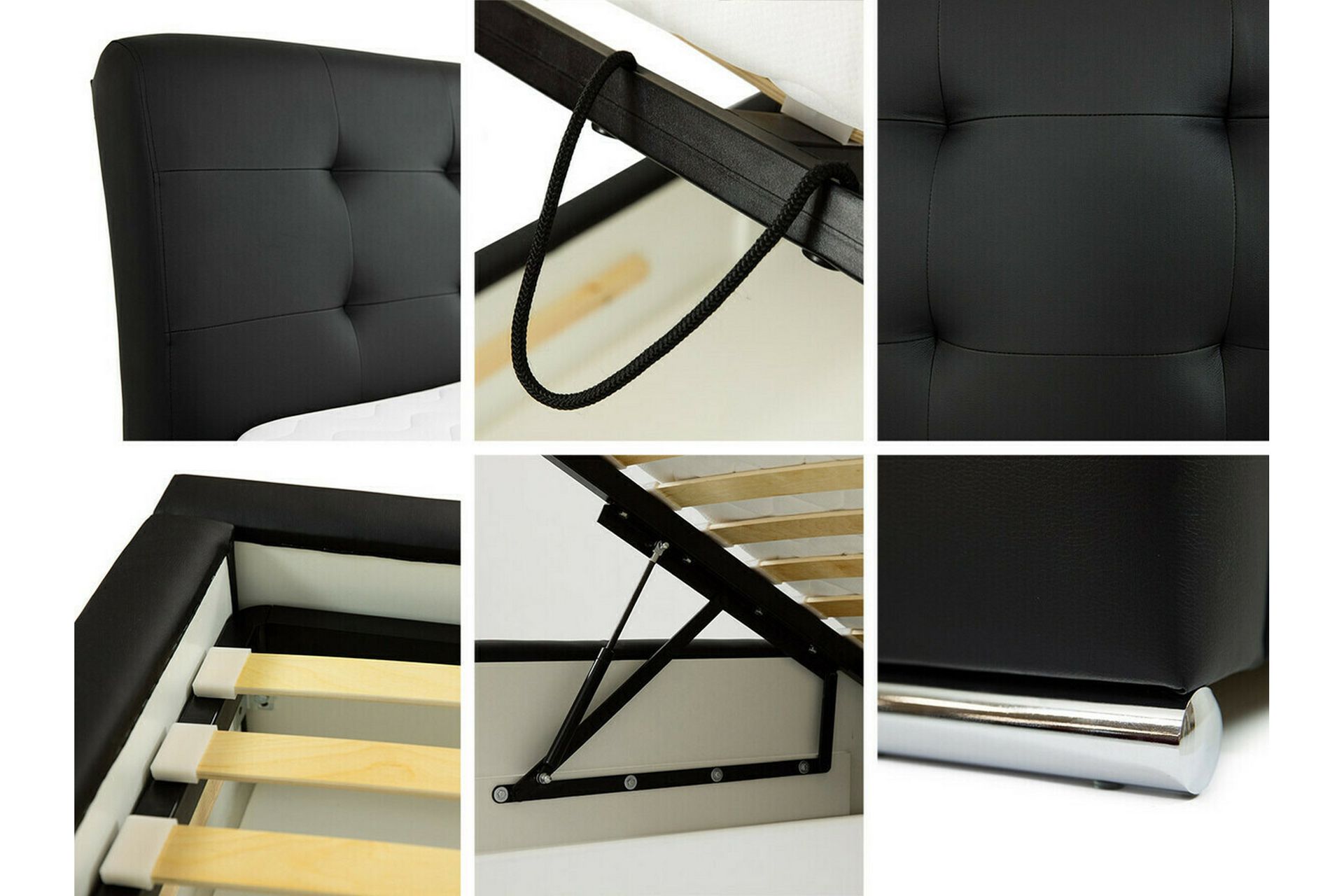 Boisdale Sengeramme 180x200 cm - Svart - Møbler - Senger - Sengeramme & sengestamme