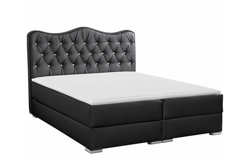 Boisdale Sengeramme 180x200 cm - Svart - Møbler - Senger - Sengeramme & sengestamme