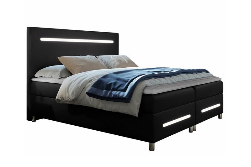 Boisdale Sengeramme 180x200 cm - Svart - Møbler - Senger - Sengeramme & sengestamme