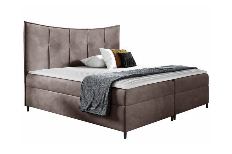 Boisdale Sengeramme 200x200 cm - Lysegrå - Møbler - Senger - Sengeramme & sengestamme