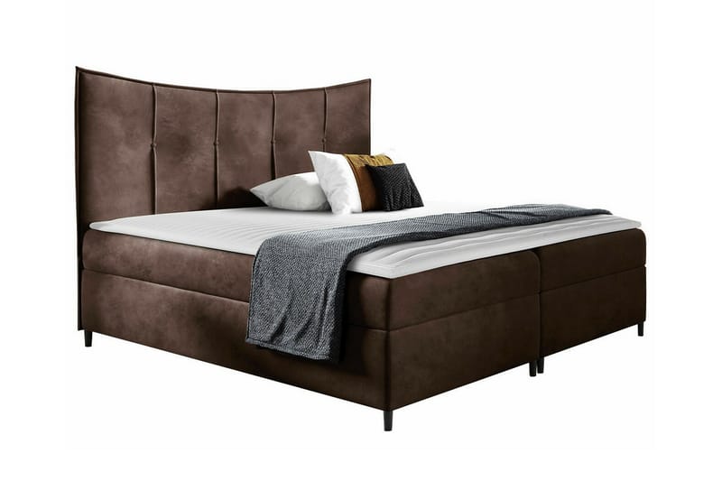 Boisdale Sengeramme 200x200 cm - Mørkebrun - Møbler - Senger - Sengeramme & sengestamme