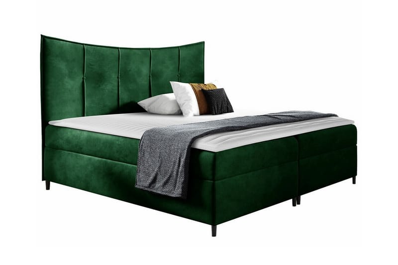 Boisdale Sengeramme 200x200 cm - Mørkegrønn - Møbler - Senger - Sengeramme & sengestamme
