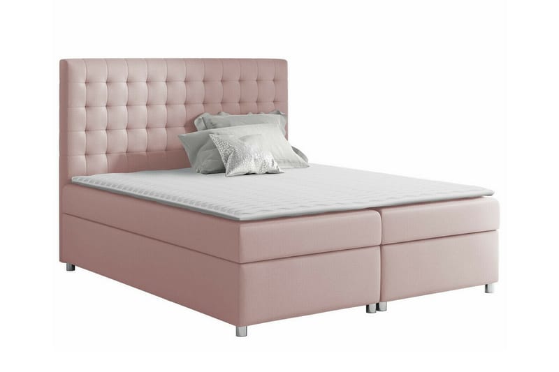 Boisdale Sengeramme 200x200 cm - Rosa - Møbler - Senger - Sengeramme & sengestamme