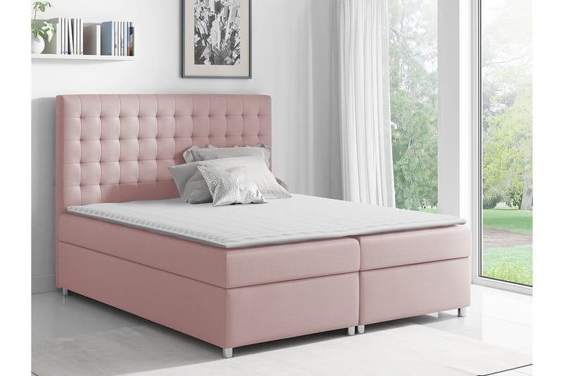 Boisdale Sengeramme 200x200 cm - Rosa - Møbler - Senger - Sengeramme & sengestamme
