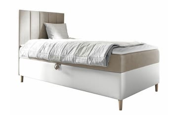 Boisdale Sengeramme 80x200 cm - Beige/Hvit - Møbler - Senger - Sengeramme & sengestamme
