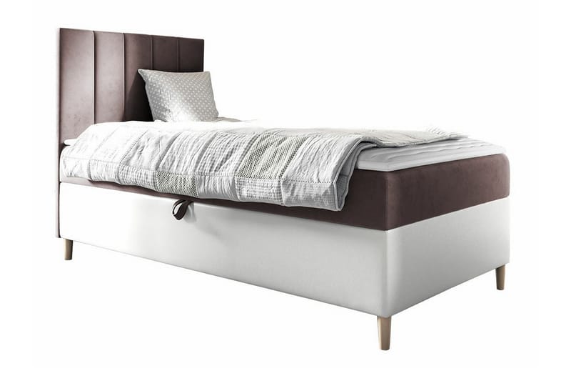 Boisdale Sengeramme 80x200 cm - Brun/Hvit - Møbler - Senger - Sengeramme & sengestamme